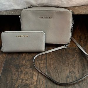 Michael Kors purse and wallet